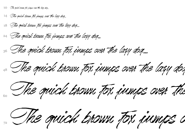 Mr.Jackson Rankenstein font waterfall